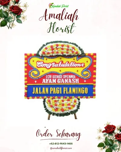 Bunga Papan Congratulation di Rajadesa
